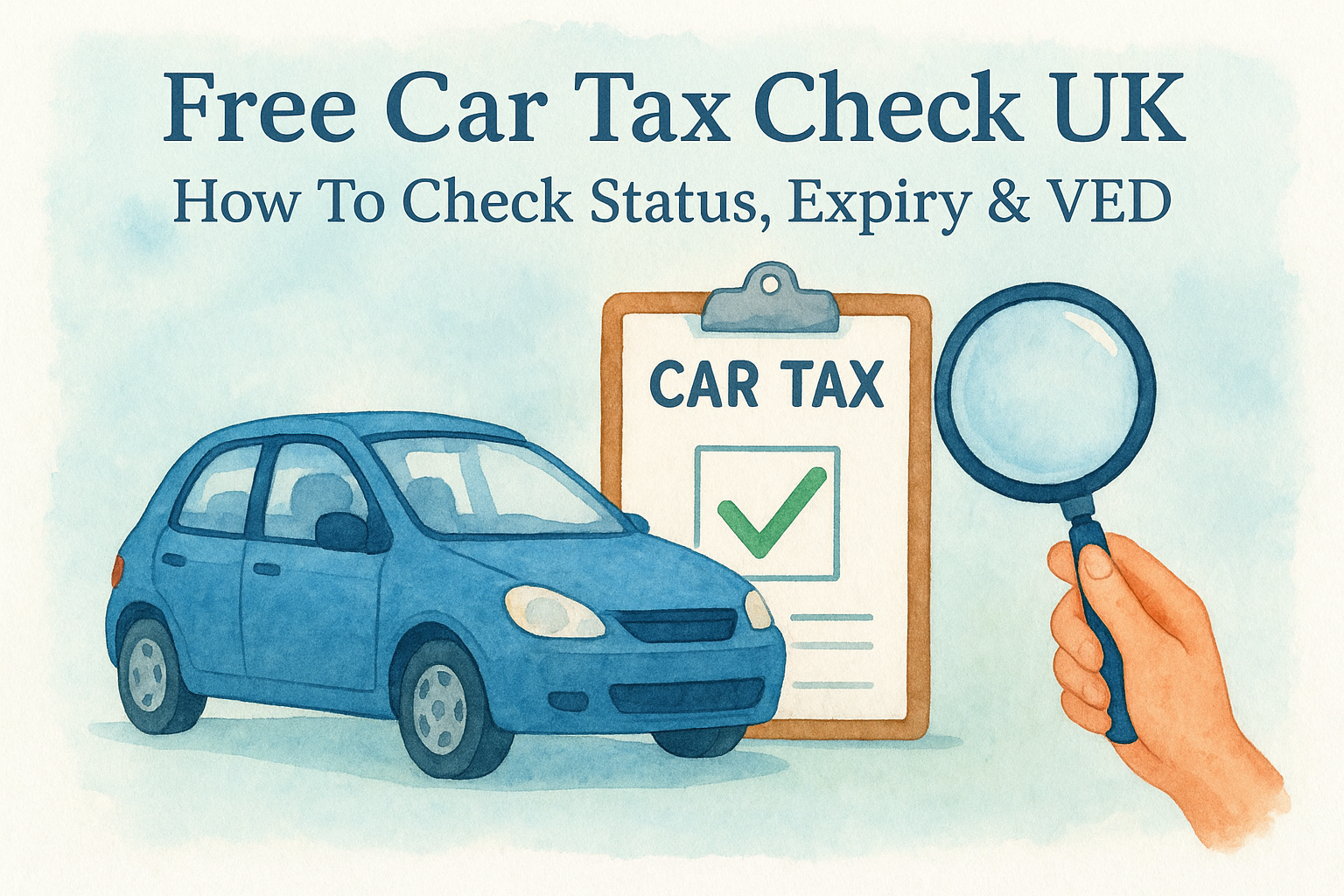 Free Car Tax Check UK: How To Check Status, Expiry & VED