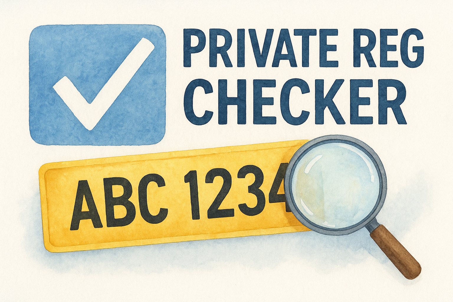 Private Reg Checker: How to Check a Private Number Plate
