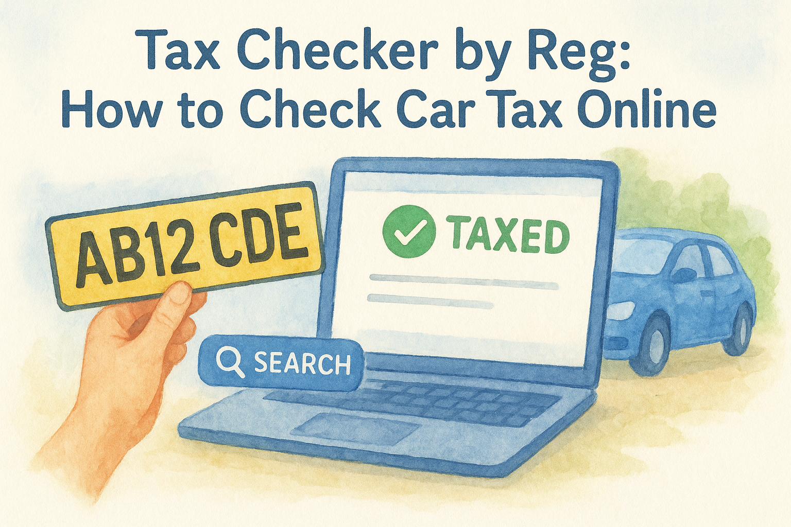 Tax Checker by Reg: How to Check Car Tax Online