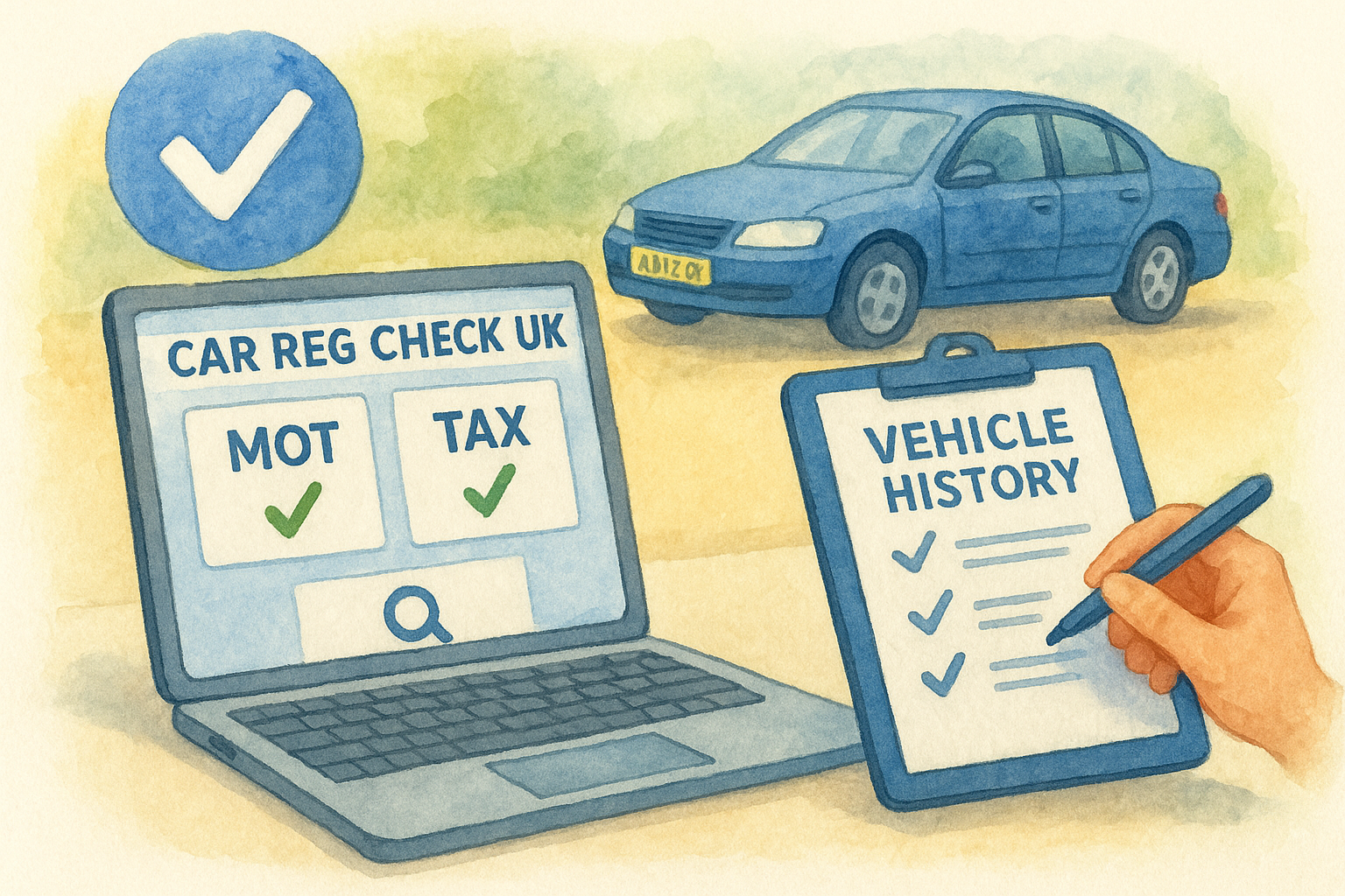 Car Reg Check UK: How To Check MOT, Tax & History In Minutes