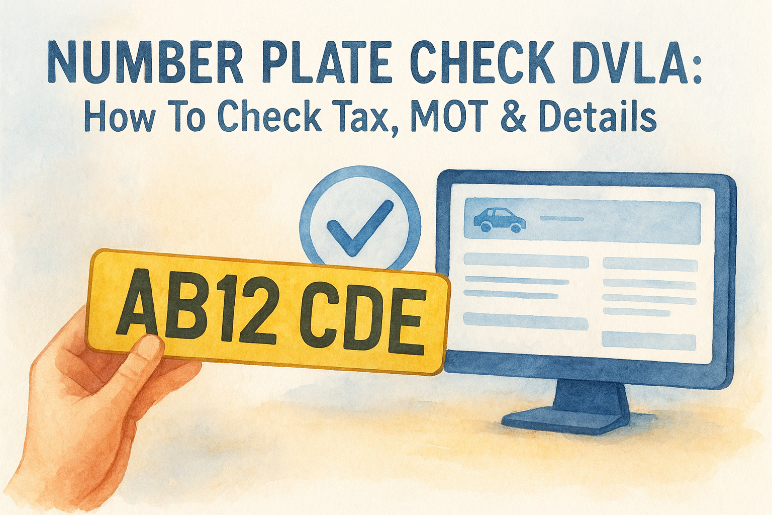 Number Plate Check DVLA: How To Check Tax, MOT & Details