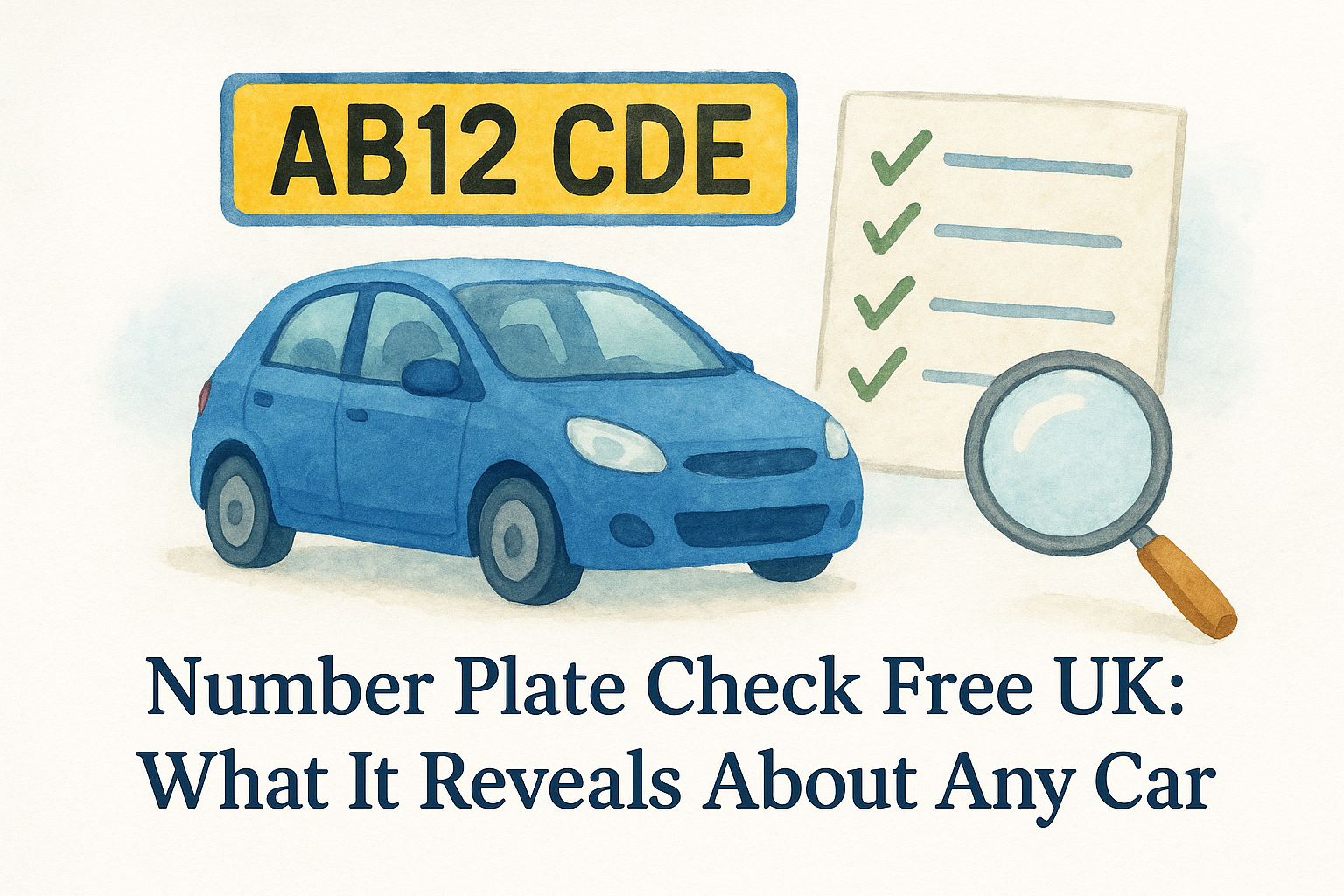 Number Plate Check Free UK: What It Reveals About Any Car