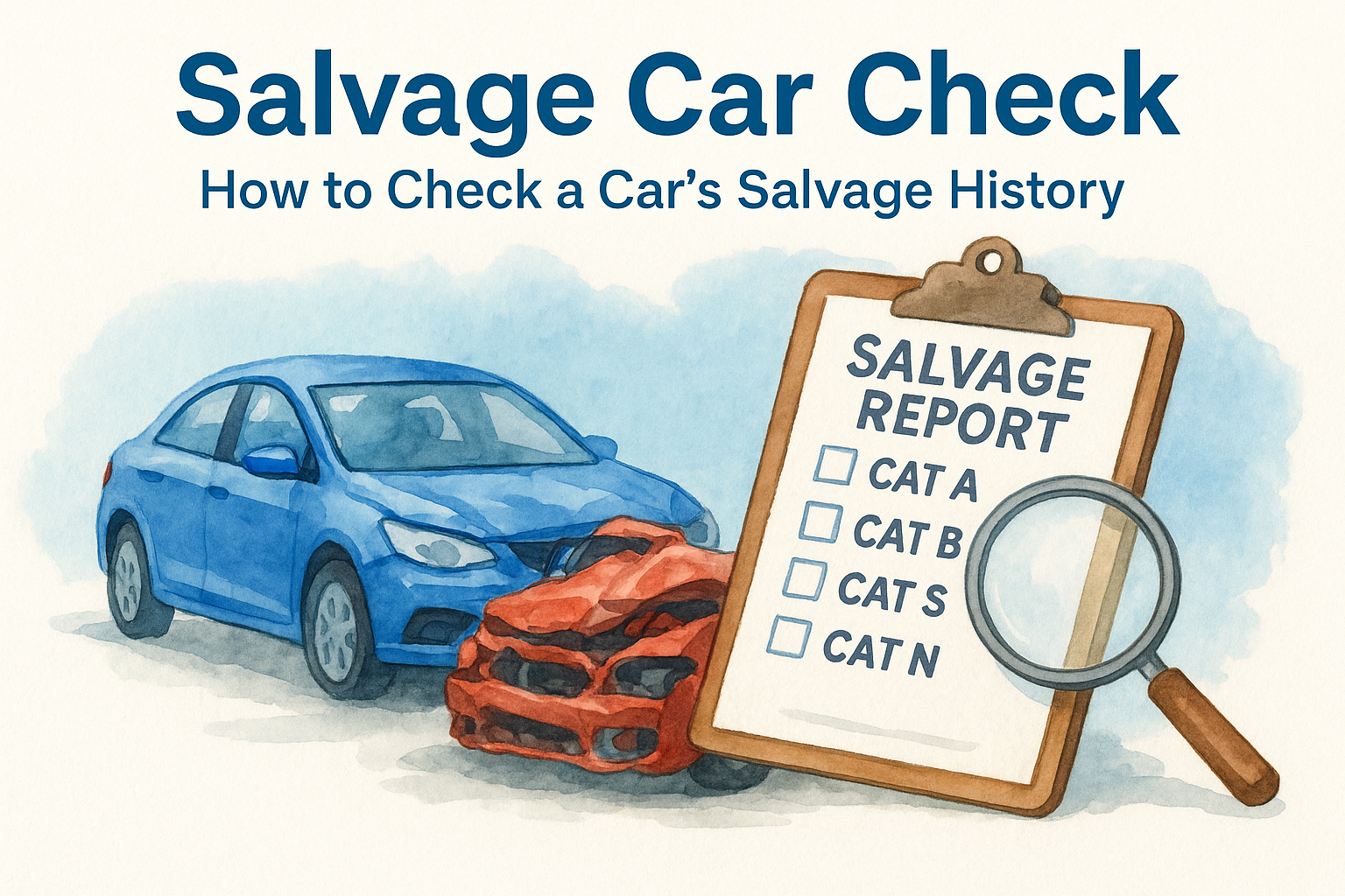 Salvage Car Check: How to Check a Car's Salvage History