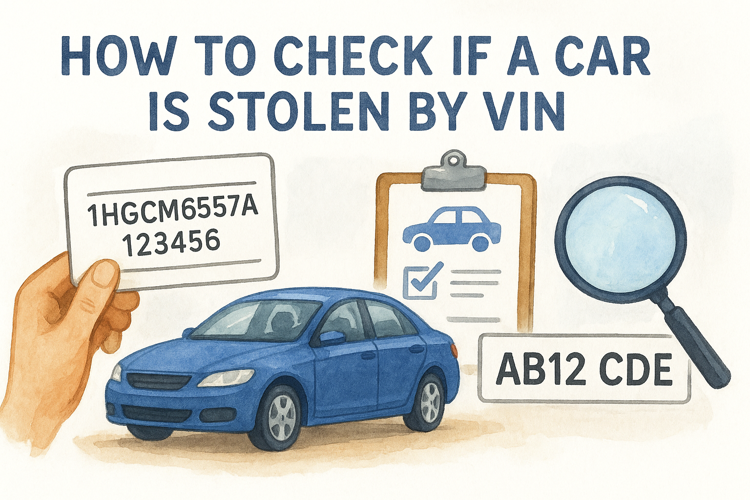 How to Check if a Car Is Stolen by VIN