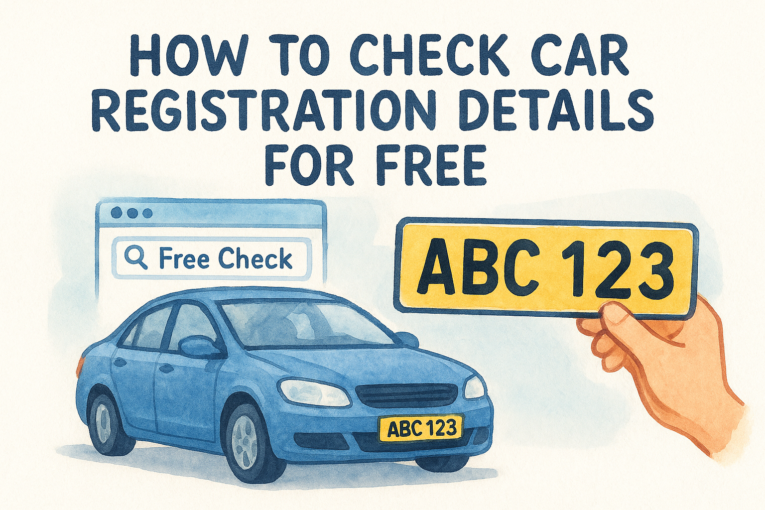How to Check Car Registration Details for Free
