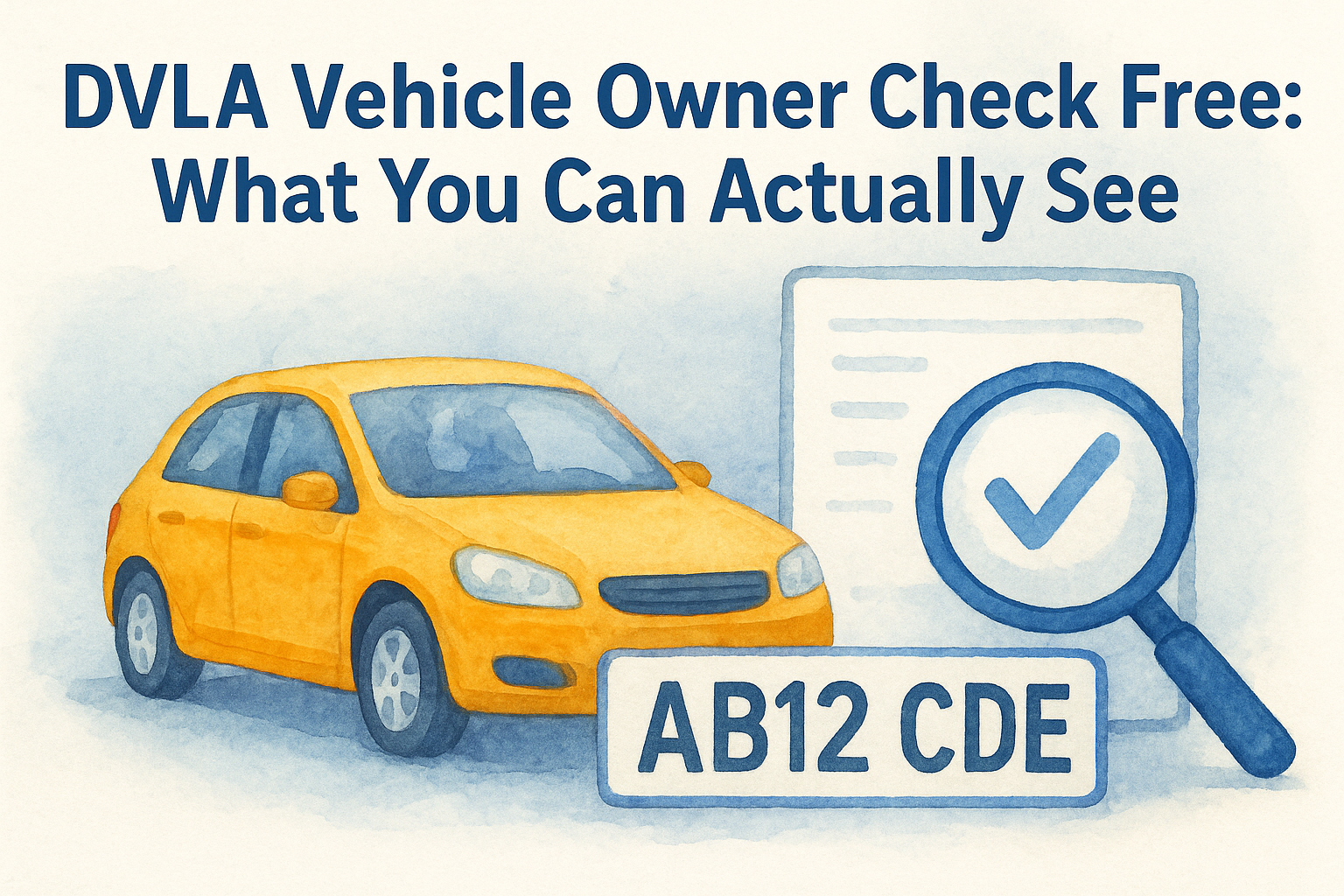 DVLA Vehicle Owner Check Free: What You Can Actually See