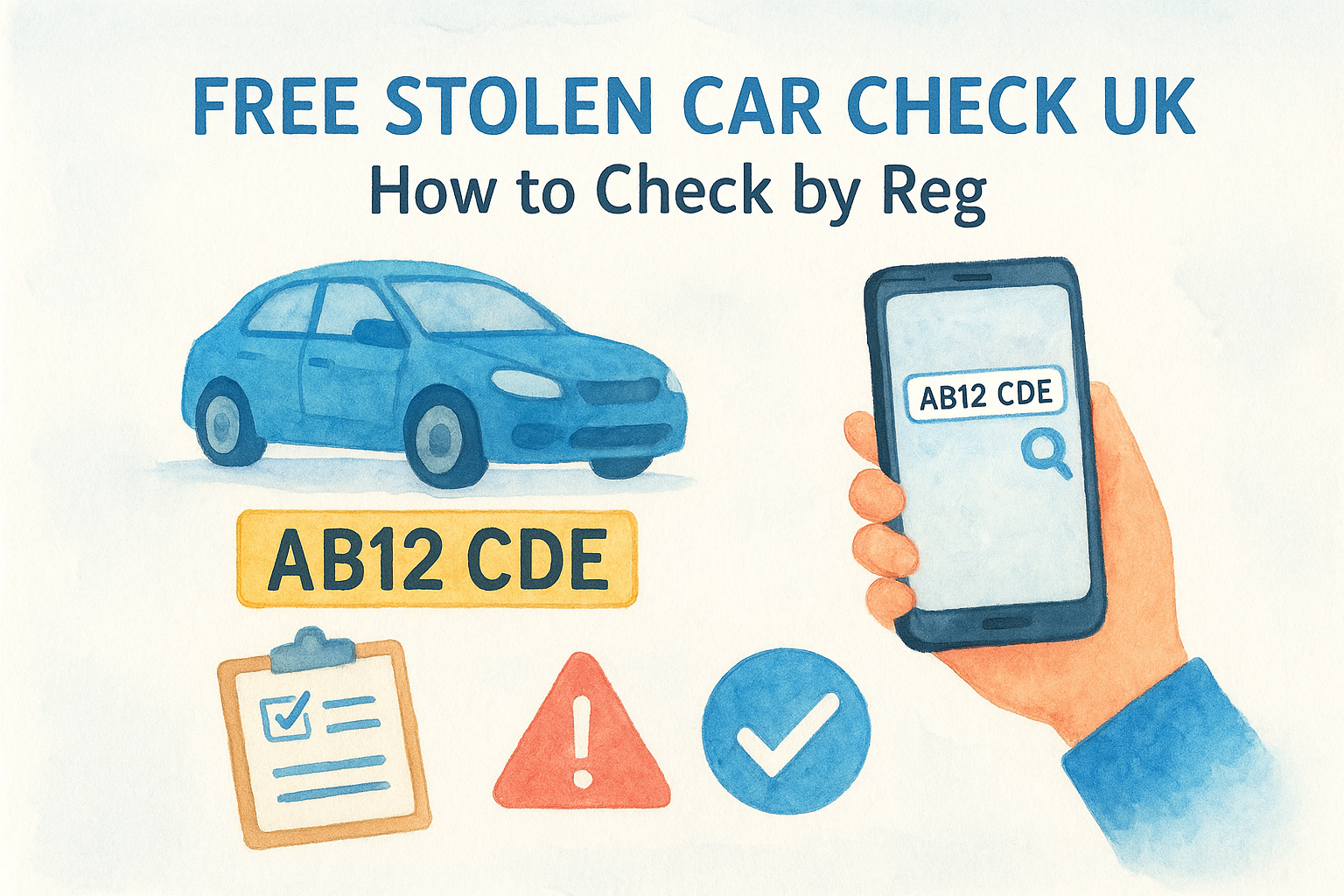Free Stolen Car Check UK: How to Check by Reg