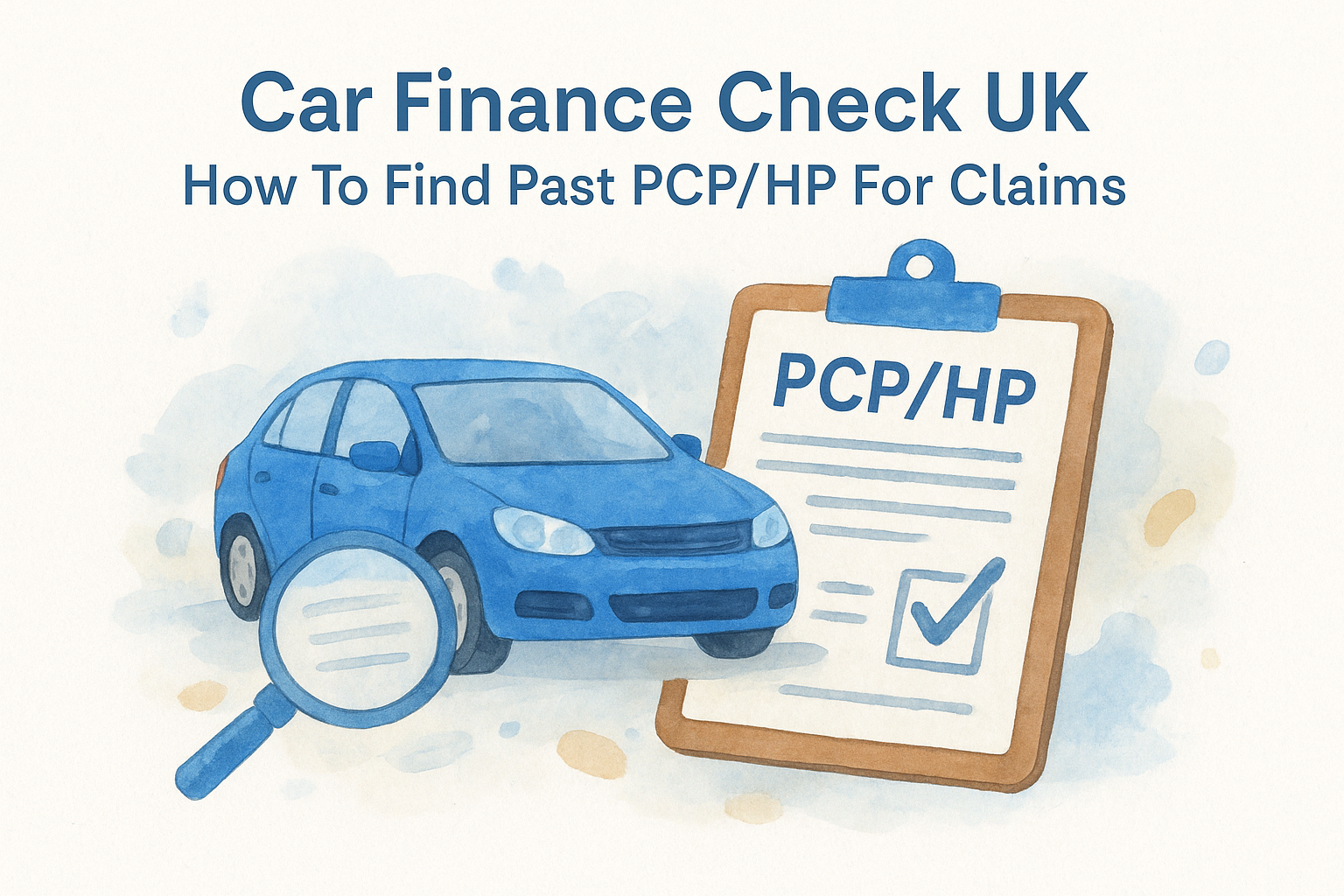 Car Finance Check UK: How To Find Past PCP/HP For Claims