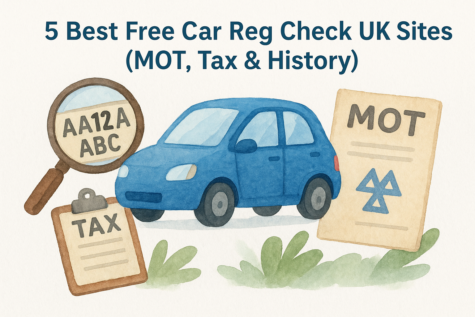 5 Best Free Car Reg Check UK Sites (MOT, Tax & History)