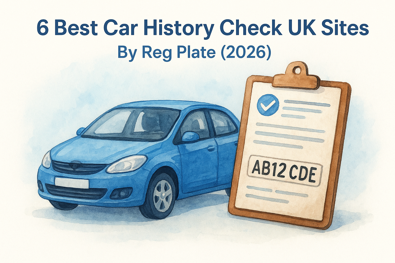 6 Best Car History Check UK Sites By Reg Plate (2026)