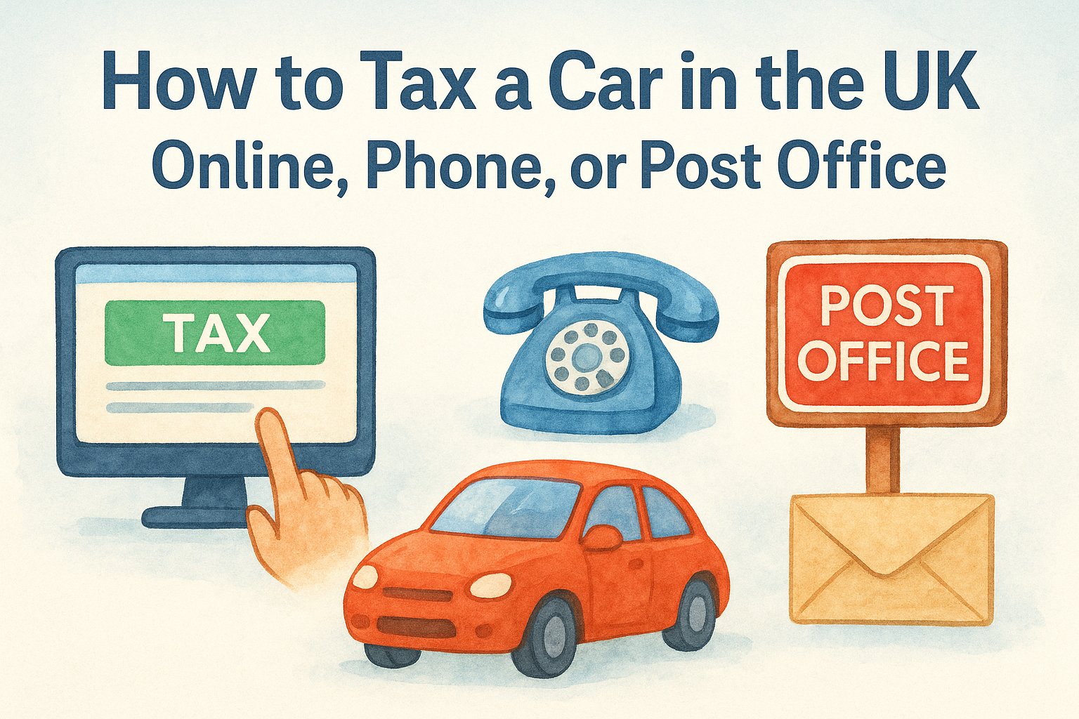 How to Tax a Car in the UK: Online, Phone, or Post Office
