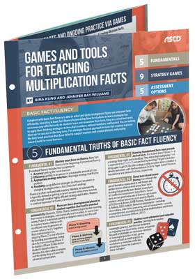 Book banner image for Games and Tools for Teaching Multiplication Facts