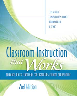Book banner image for Classroom Instruction that Works: Research-Based Strategies for Increasing Student Achievement, 2nd Edition