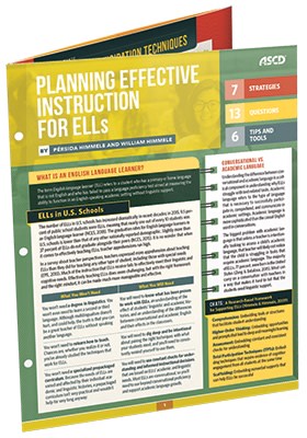 Book banner image for Planning Effective Instruction for ELLs (Quick Reference Guide)