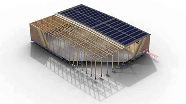 BIM model created with Tekla Structures for One Click LCA