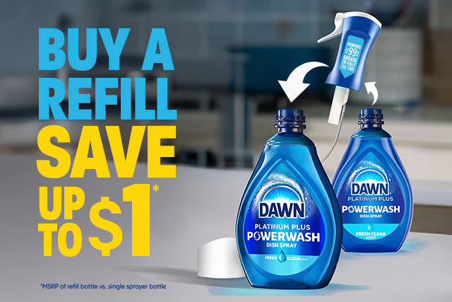 Buy a Refill, save up to $1