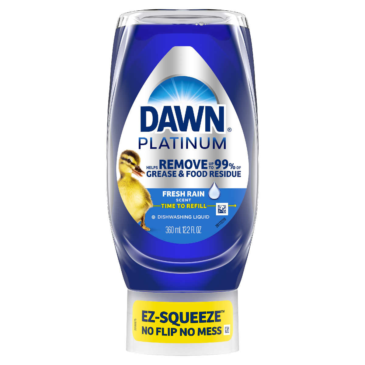 Dawn Platinum Ez Squeeze Refreshing Rain Scent Dawn Dish Soap