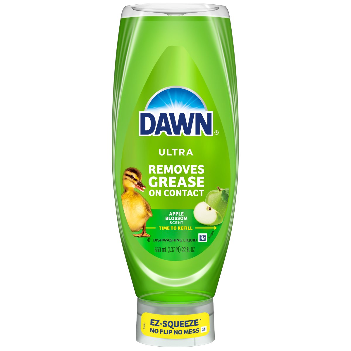 Dawn Antibacterial EZ-Squeeze Dish Soap, Apple Blossom 22 oz