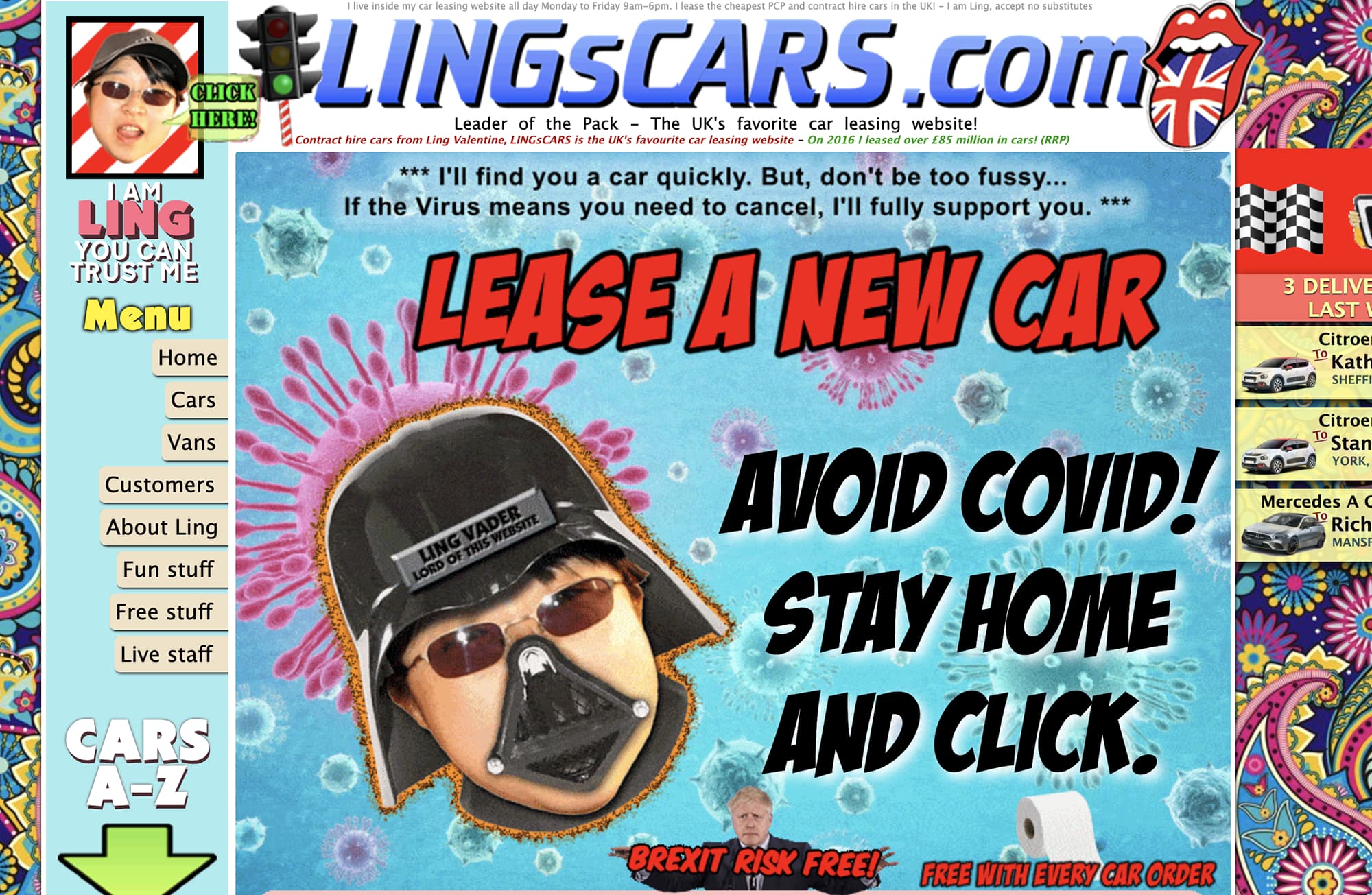 Lings cars website