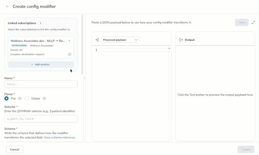 A user creates a config modifier to remove the facility code from PatientAdmin events. A user creates a config modifier to remove the facility code from PatientAdmin events.