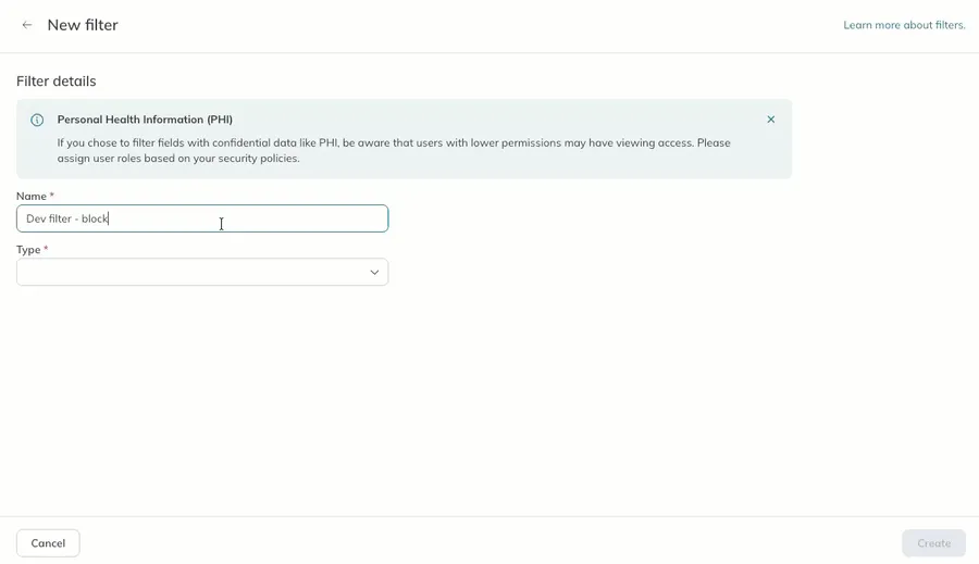 A user creates a filter rule to block all traffic. A user creates a filter rule to block all traffic.