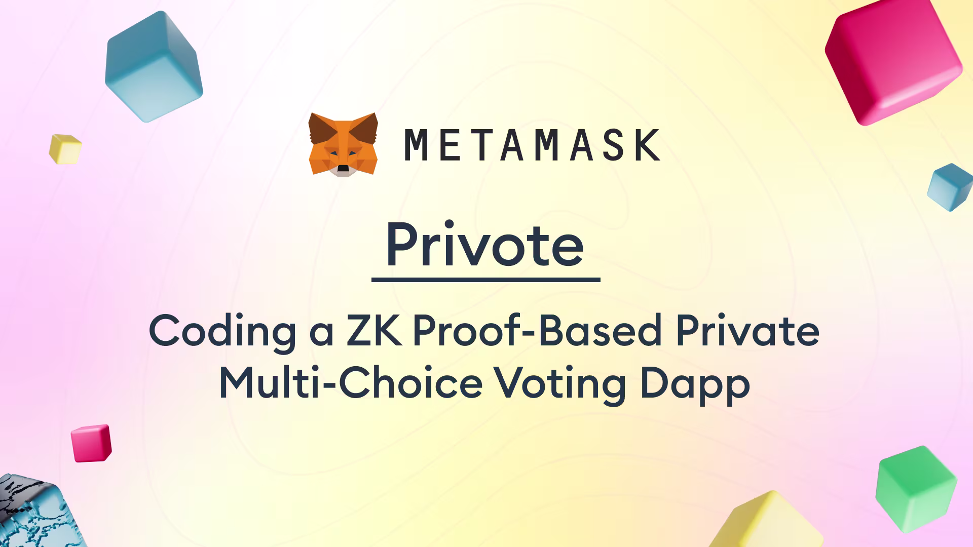 Privote: Coding a ZK Proof-Based Private Multi-Choice Voting Dapp
