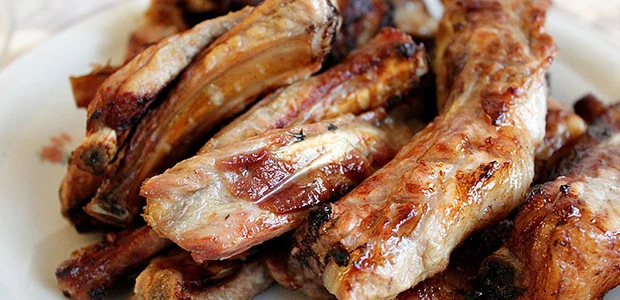 cooked ribs cooked ribs