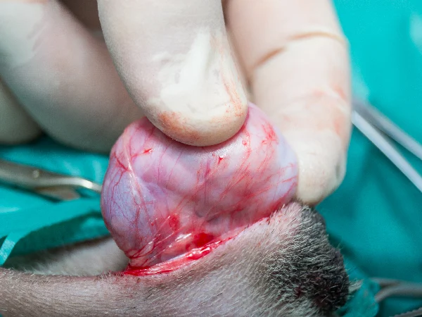 image of castrated dog for article on dog neutering image of castrated dog for article on dog neutering
