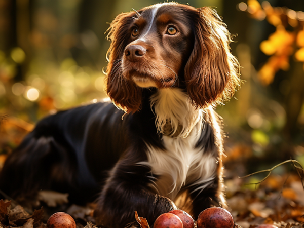 dog with conkers for autumn safety advice dog with conkers for autumn safety advice