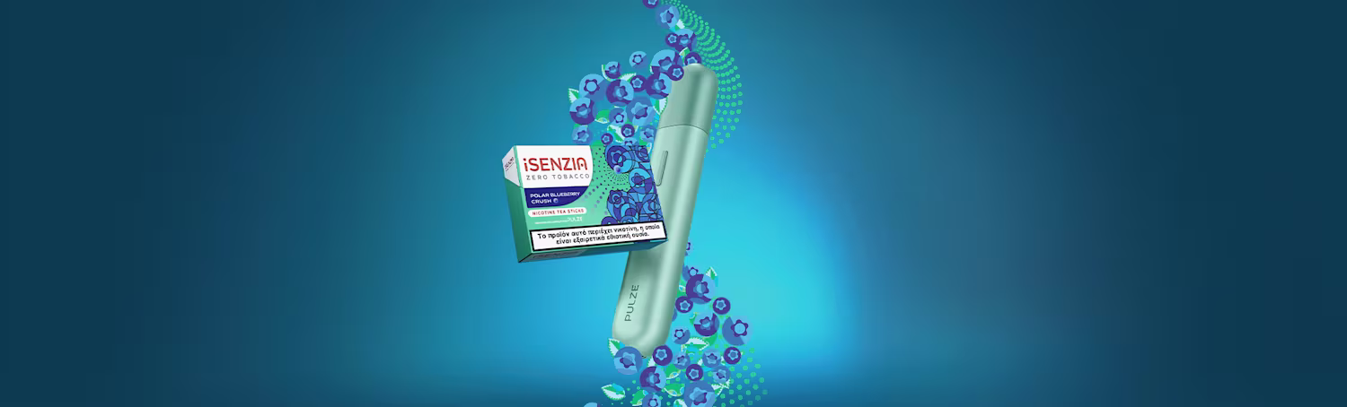 Νέα γεύση Polar Berry Crush για τις ράβδους τσαγιού με νικοτίνη iSENZIA