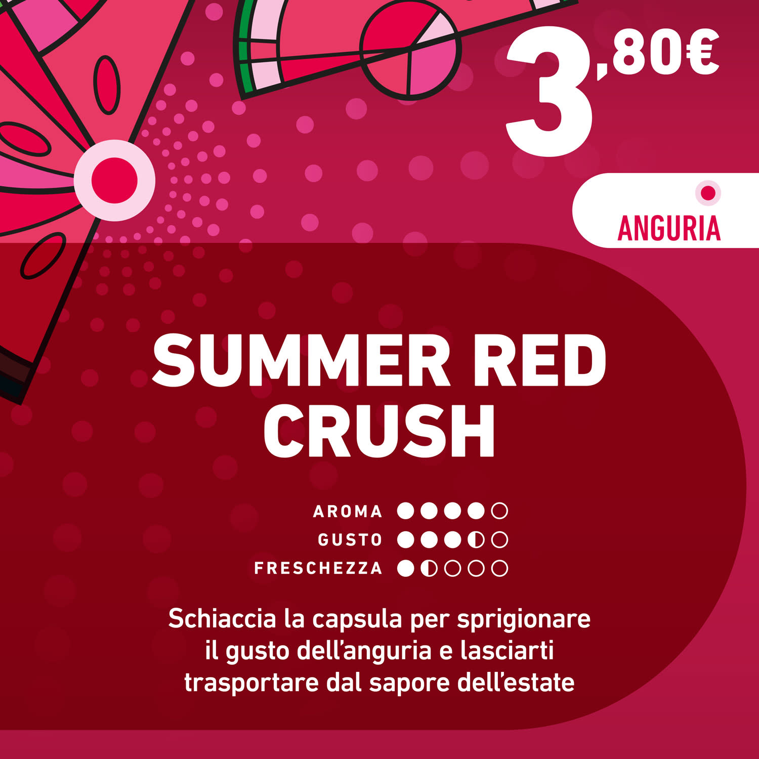 iSENZIA FLAVOUR WEB 1500x1500 PREZZO 25 Summer Red