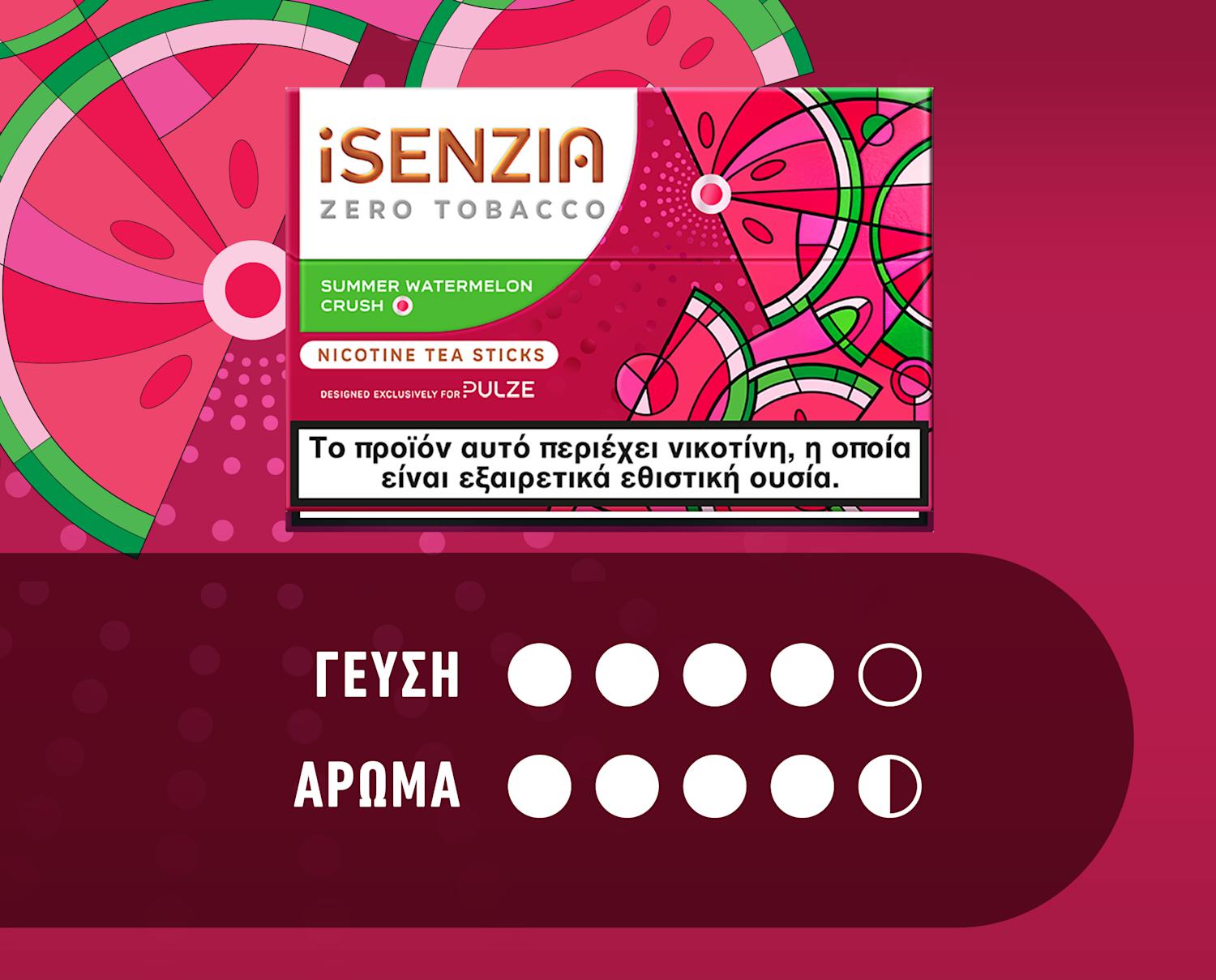 Ράβδοι τσαγιού iSENZIA Summer Watermelon Crush