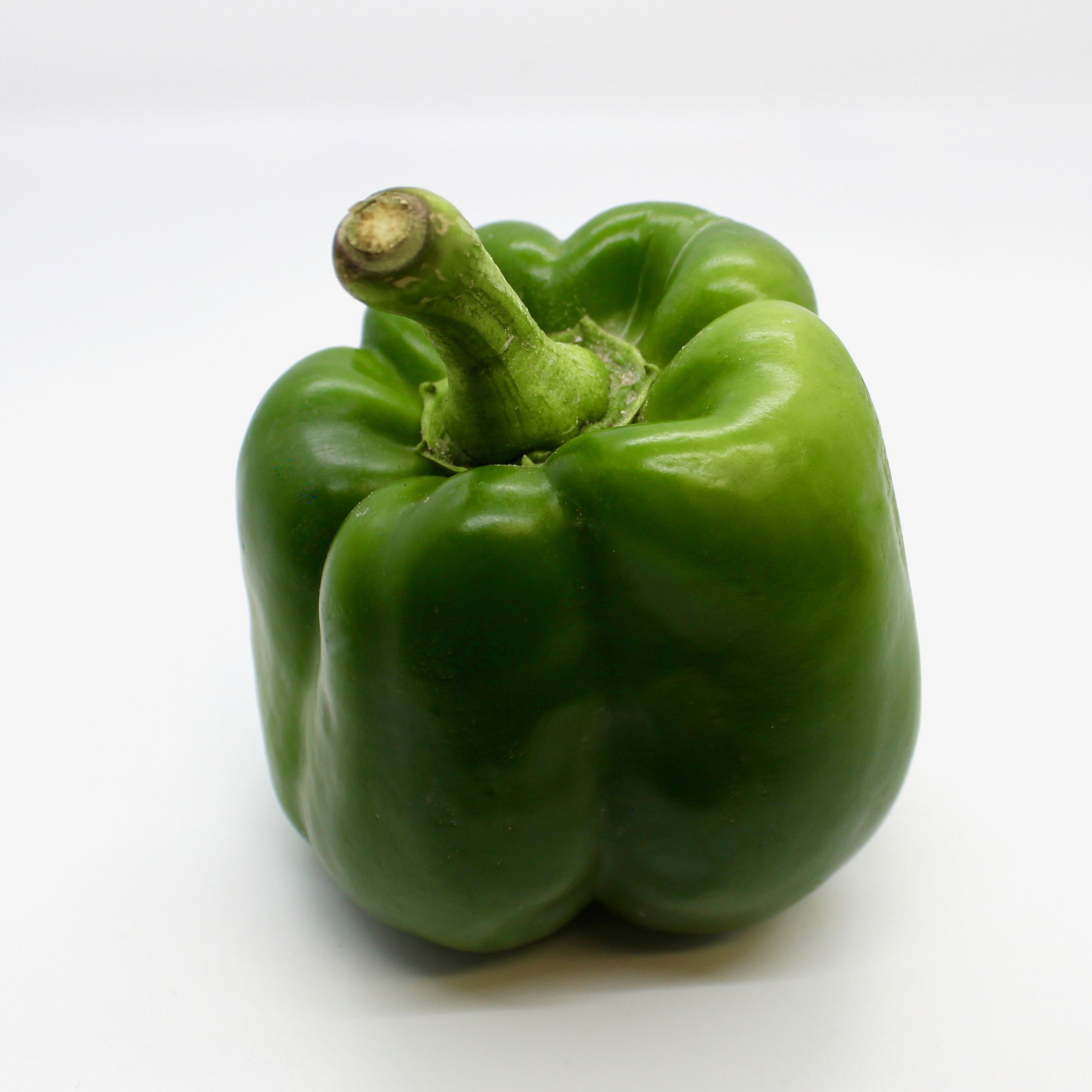 Green Bell Pepper Green Bell Pepper with white background