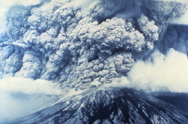 Mount St. Helens Erupting - Granger NYC