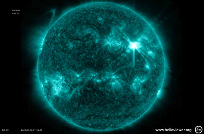 Solar Flare on March 30, 2022