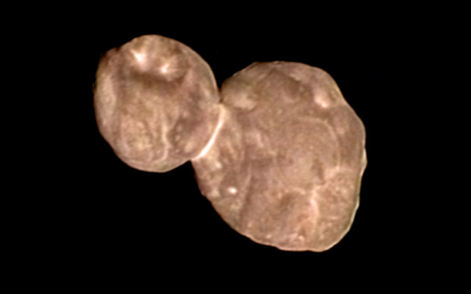Ultima Thule looks red to the human eye