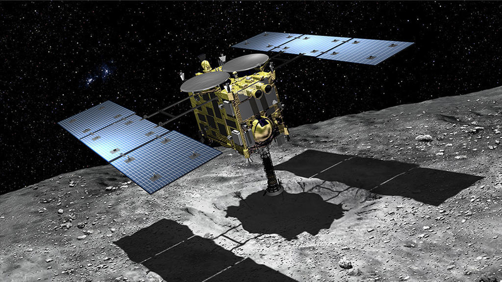 Japanese Asteroid Mission Touches Down On Ryugu Collects Sample