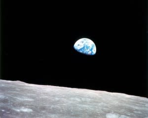 Apollo 8's iconic Earthrise. NASA
