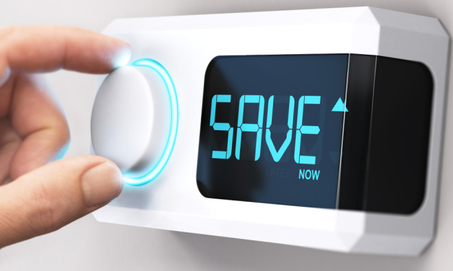Energy saving thermostat to conserve energy