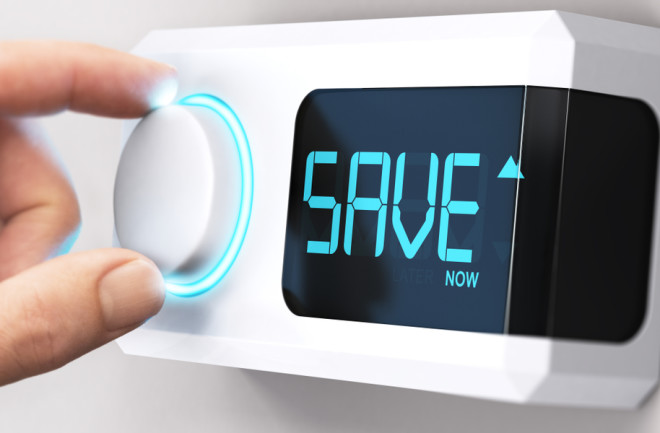 Energy saving thermostat to conserve energy