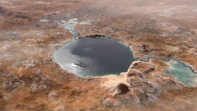 mars jezero crater