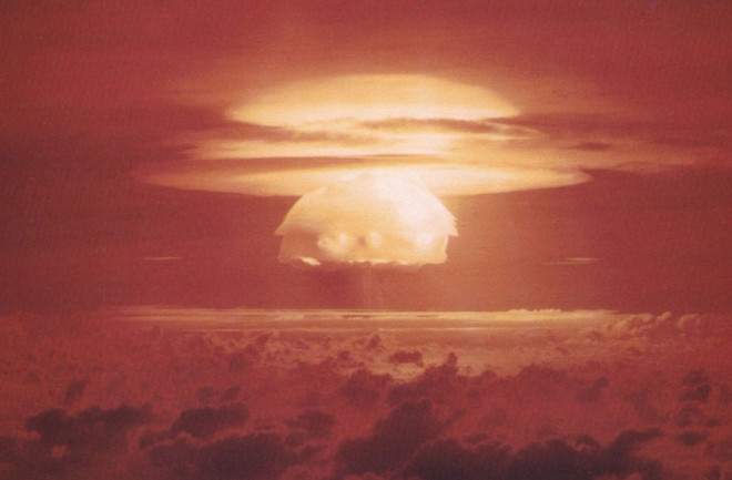 Nuclear weapon test Bravo on Bikini Atoll 1954 Public Domain