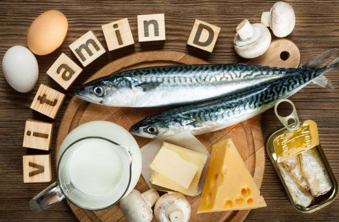 Food sources with vitamin D