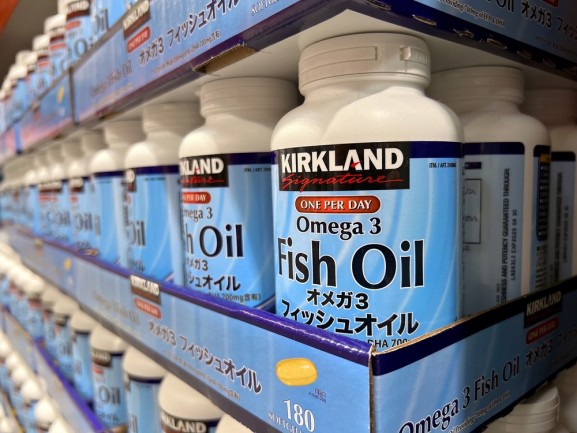Kirkland fish oil pills, Store brand supplements