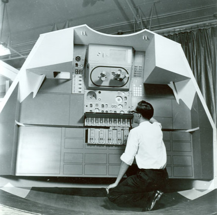 mockup of Apollo Guidance Computer - MIT library