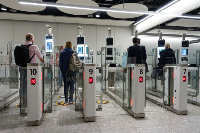 biometric screening airport