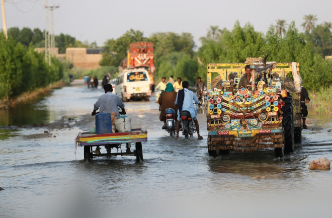 Floods in Sindh Province Pakistan
