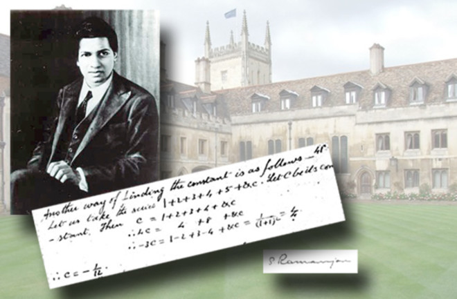 math prodigy Srinivasa Ramanujan