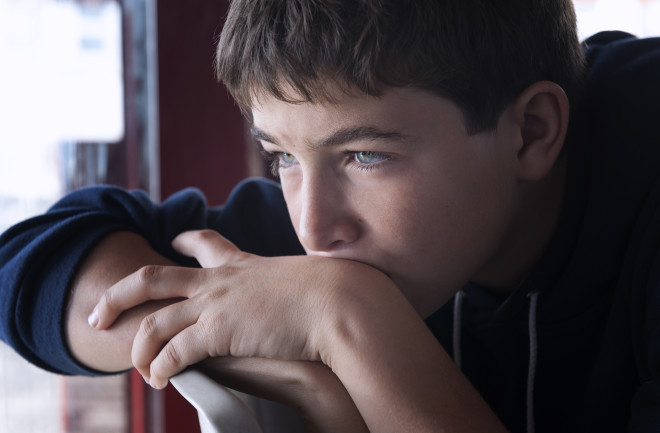 Child Window Sad Lonely Autism - Shutterstock