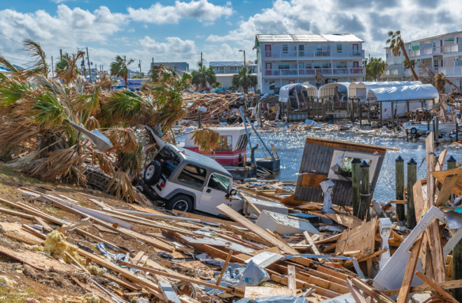 2018 Damage in Florida from Hurricane Michael 